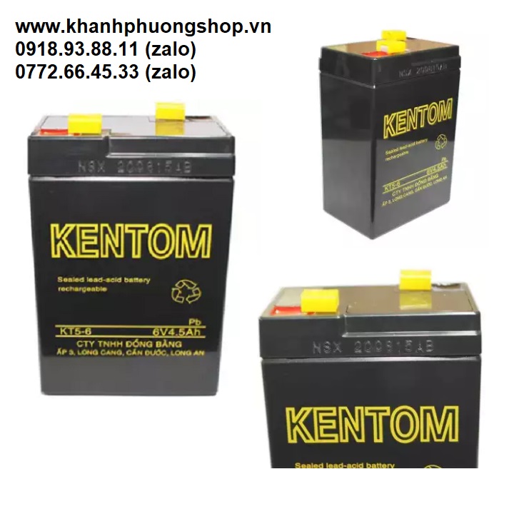 [HCM]bình ắc quy kentom - bình ắc quy