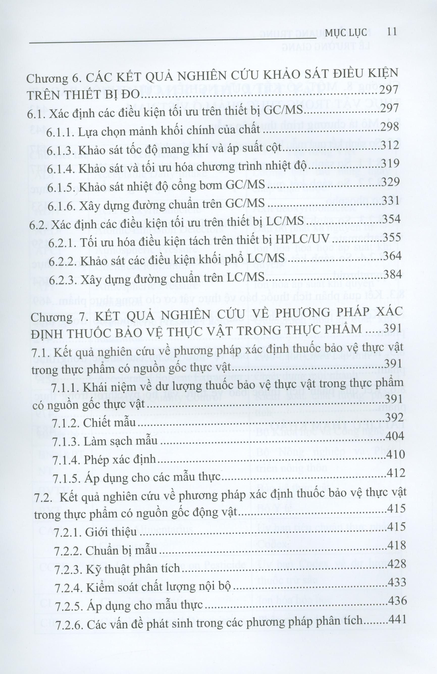 Phân tích thuốc bảo vệ thực vật trong thực phẩm