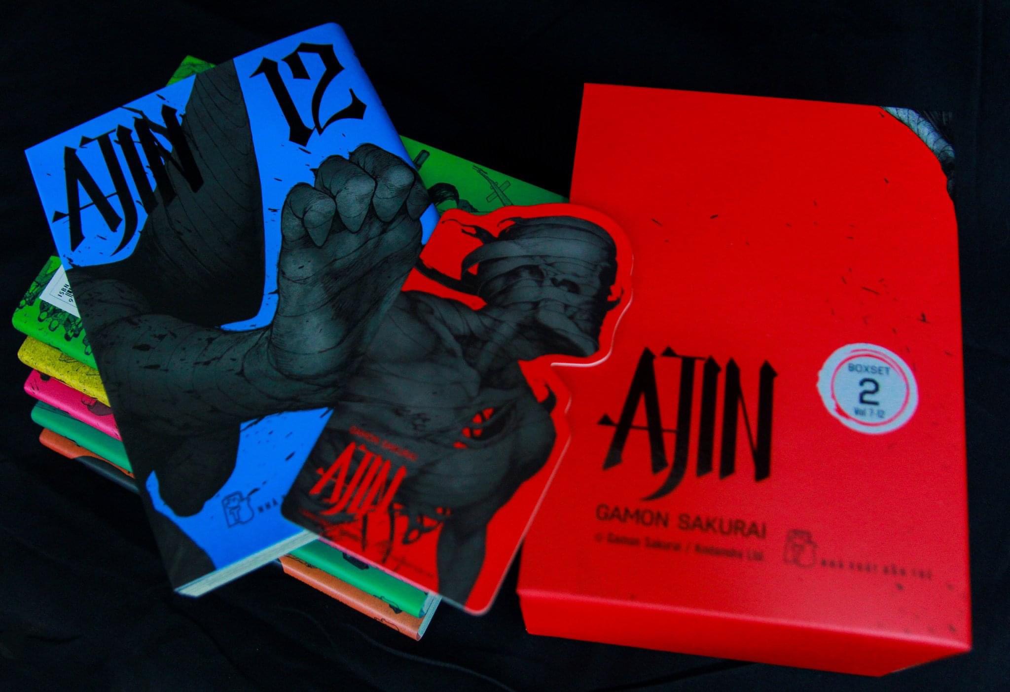 Ajin - BoxSet Số 2 (Tập 7 Đến Tập 12) - Tặng Kèm Bookmark