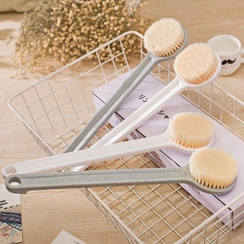 Bàn chải cọ lưng muji tránh mụn nhọn