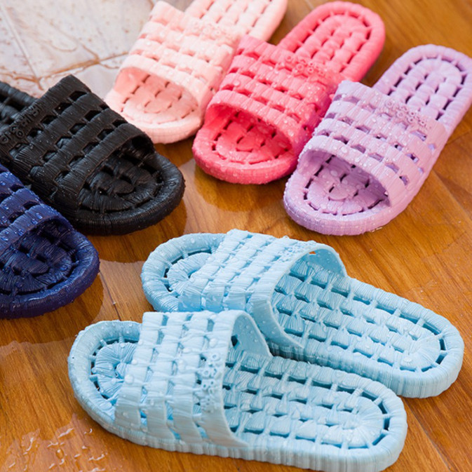 [HCM][NHIỀU MÀU] DÉP NHỰA SỌC LƯỚI HÀN QUỐC CHỐNG TRƯỢT CÓ LỖ THOÁT NƯỚC ĐI TRONG NHÀ TẮM ĐI TOILET DÉP ĐI TRONG NHÀ VĂN PHÒNG CHO NAM NỮ SIÊU BỀN