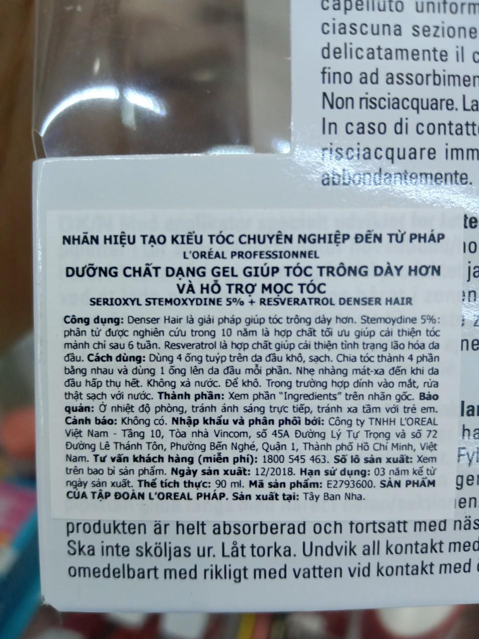 Tinh chất kích thích mọc tóc loreal 90ml chính hãng.