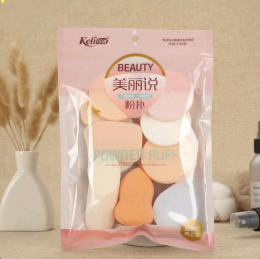 Set 13 bông mút trang điểm Keli