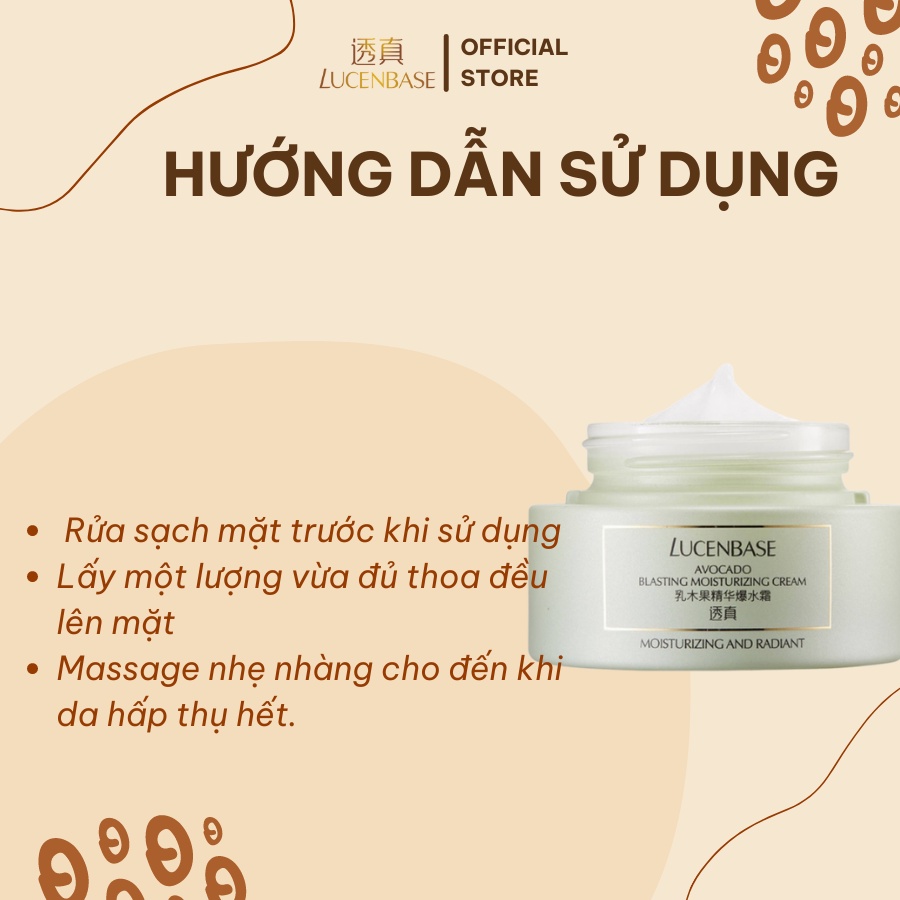 Kem dưỡng da bơ Lucenbase