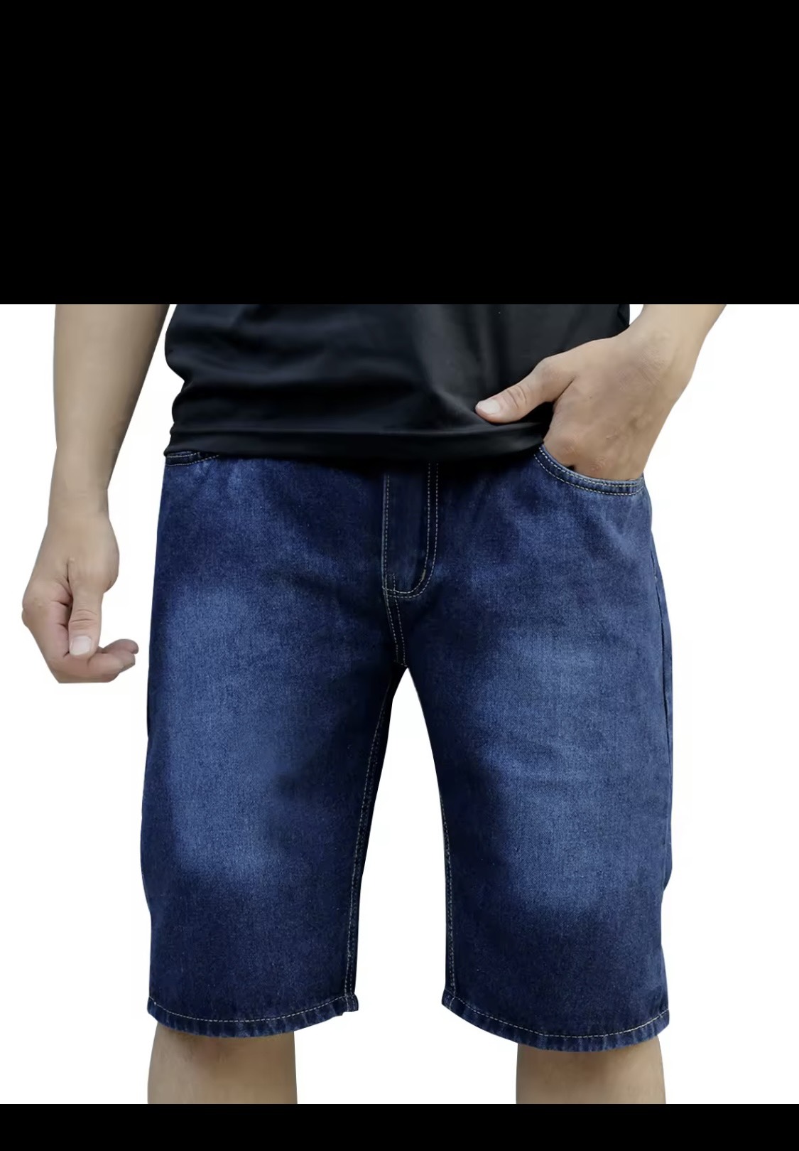 Quần short jean thun nam cao câp