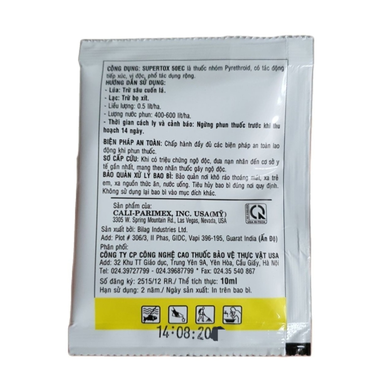 💎 Thuốc trừ sâu FAPTAC (10ml)💖 SUPERTOX 50EC