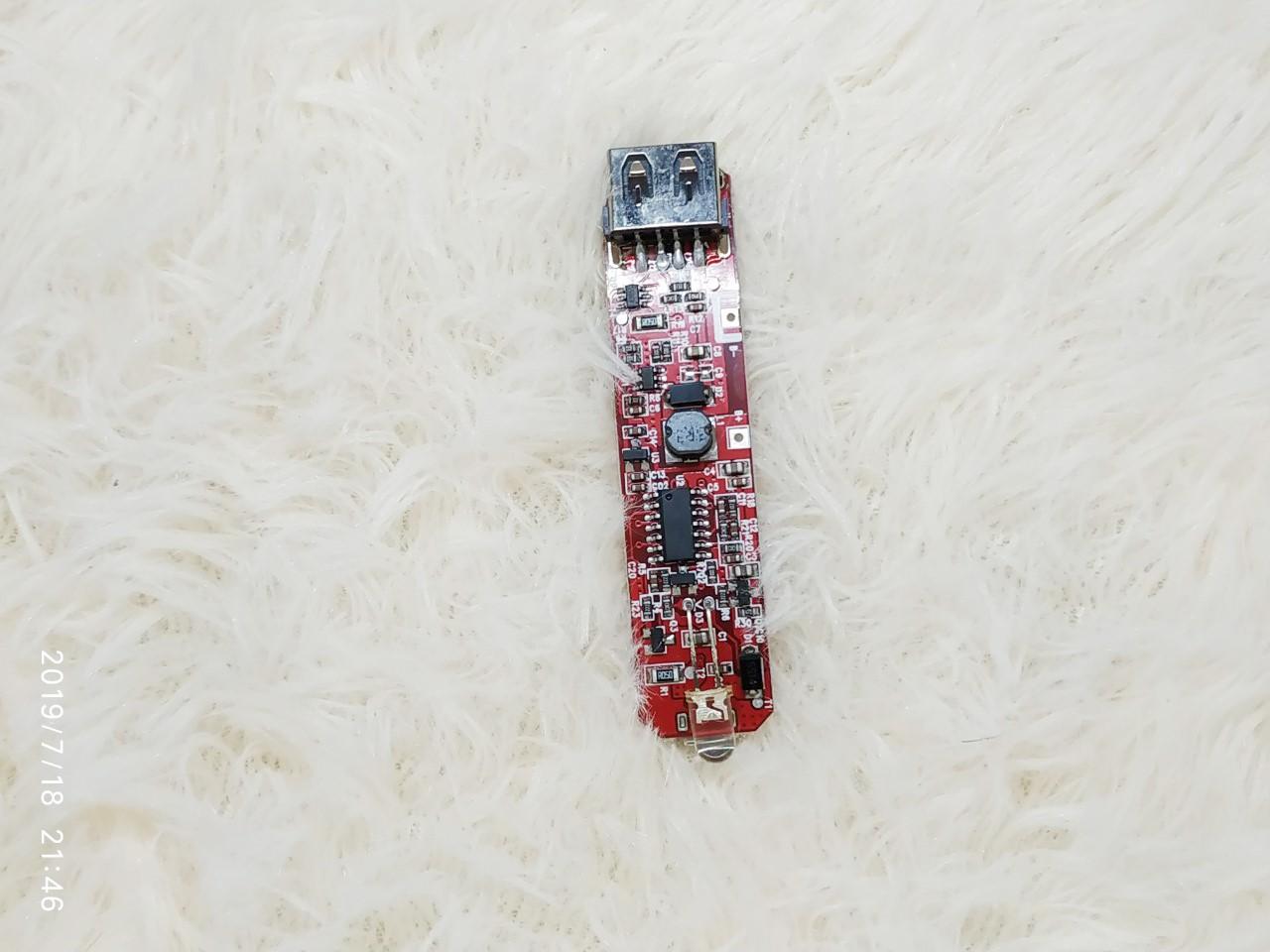 Mạch sạc dự phòng 5V2A (KV05) đỏ