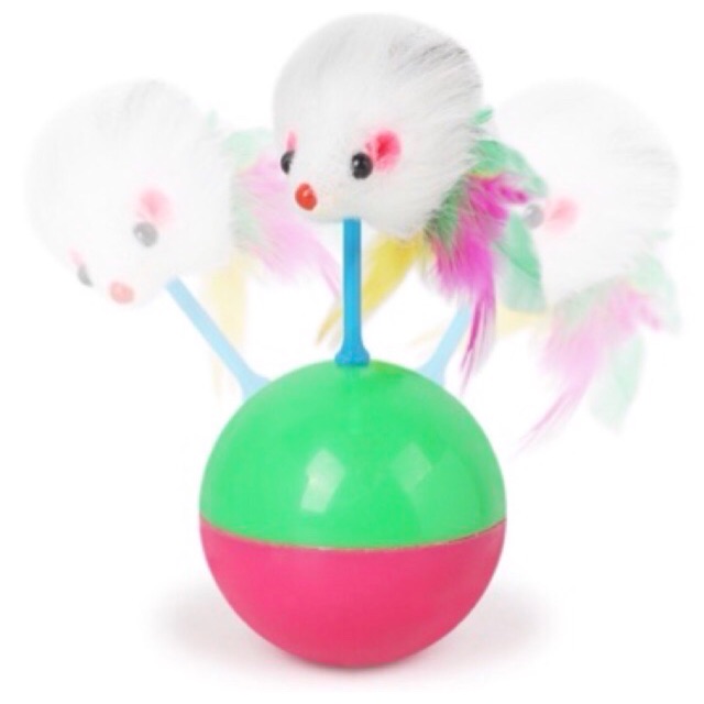 Đồ chơi thú cưng - Lật đật chuột - dồ chơi cho chó mèo (siêu cute)