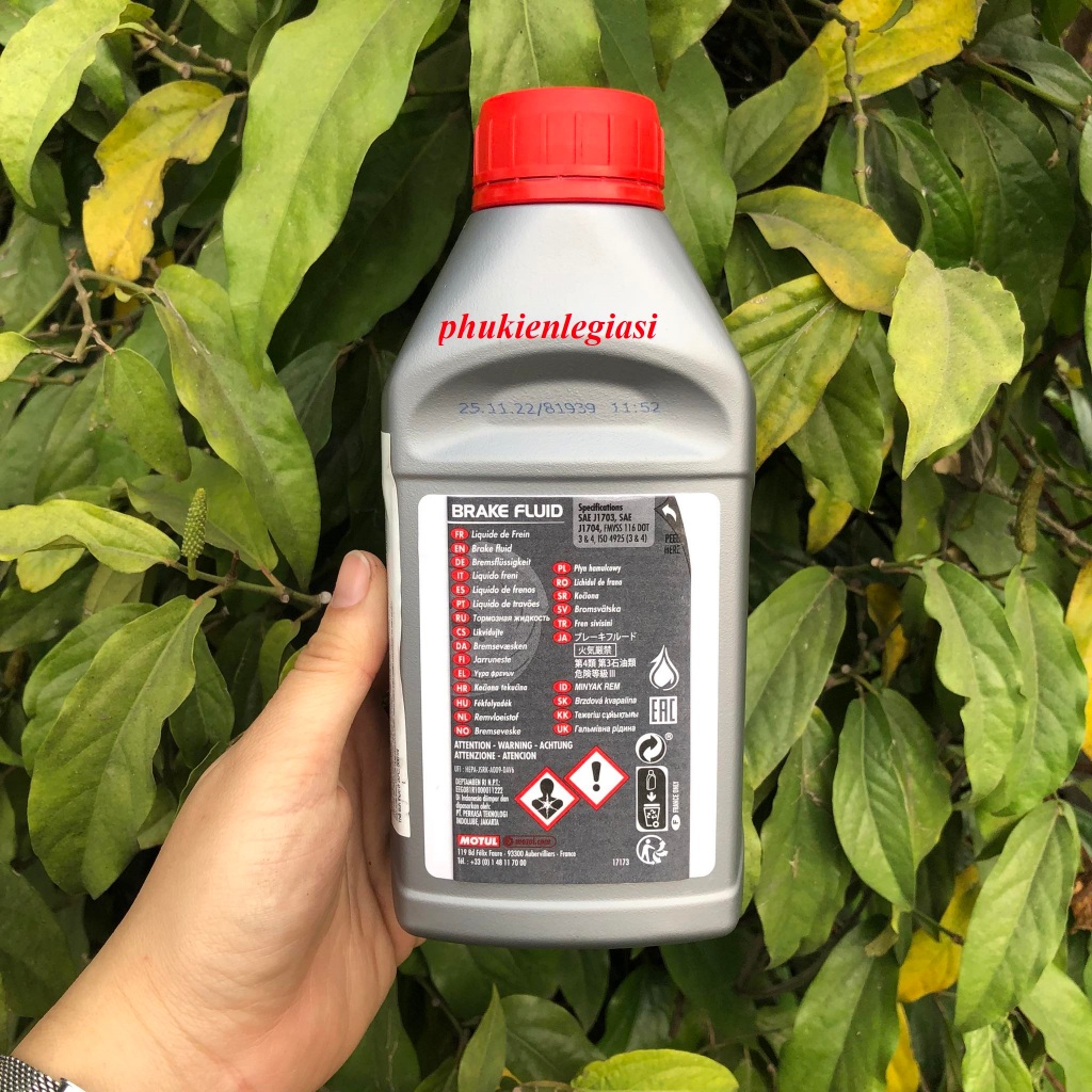 Dầu thắng, phanh tổng hợp Motul Dot 3 & Dot 4 500ML