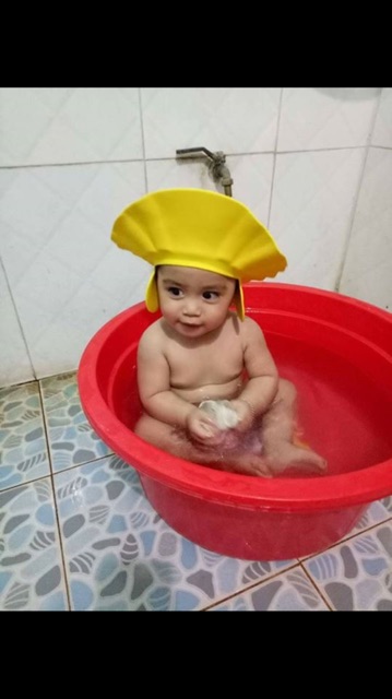 Combo 2 Mũ tắm gội đầu cho bé