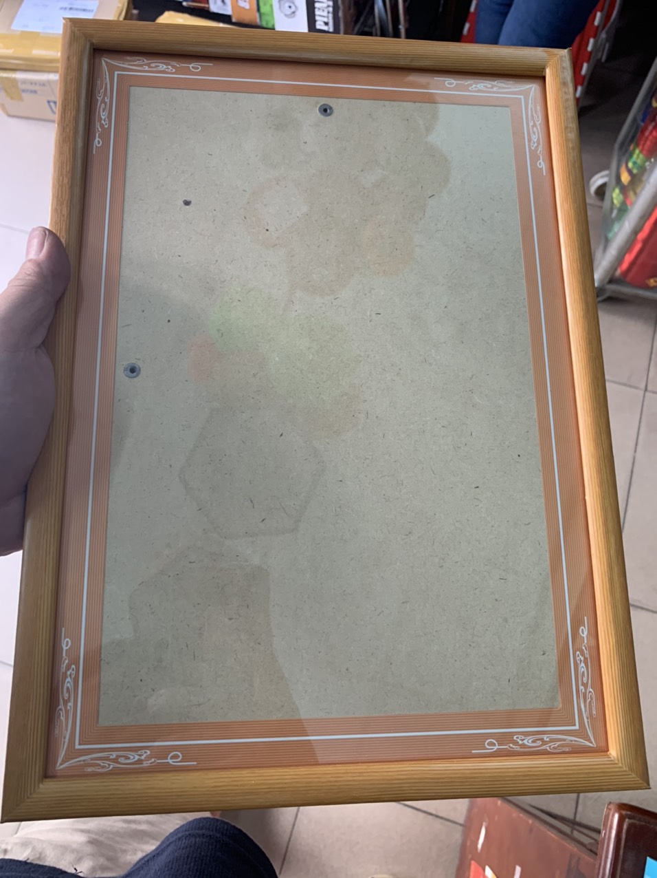 Khung hình lộng kiếng bằng khen gỗ ép 20x30 (A4)