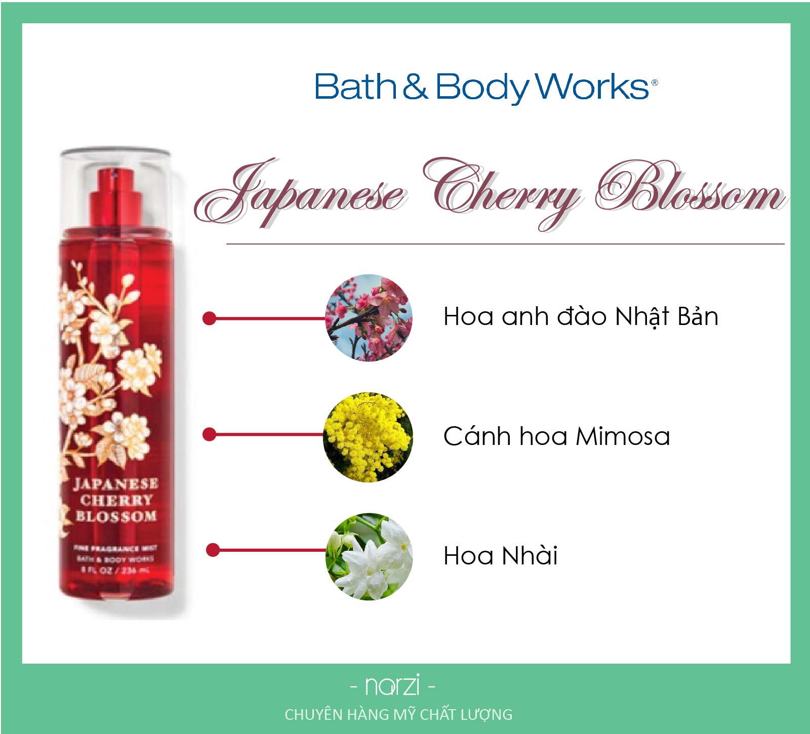 XỊT THƠM TOÀN THÂN BATH & BODY WORKS