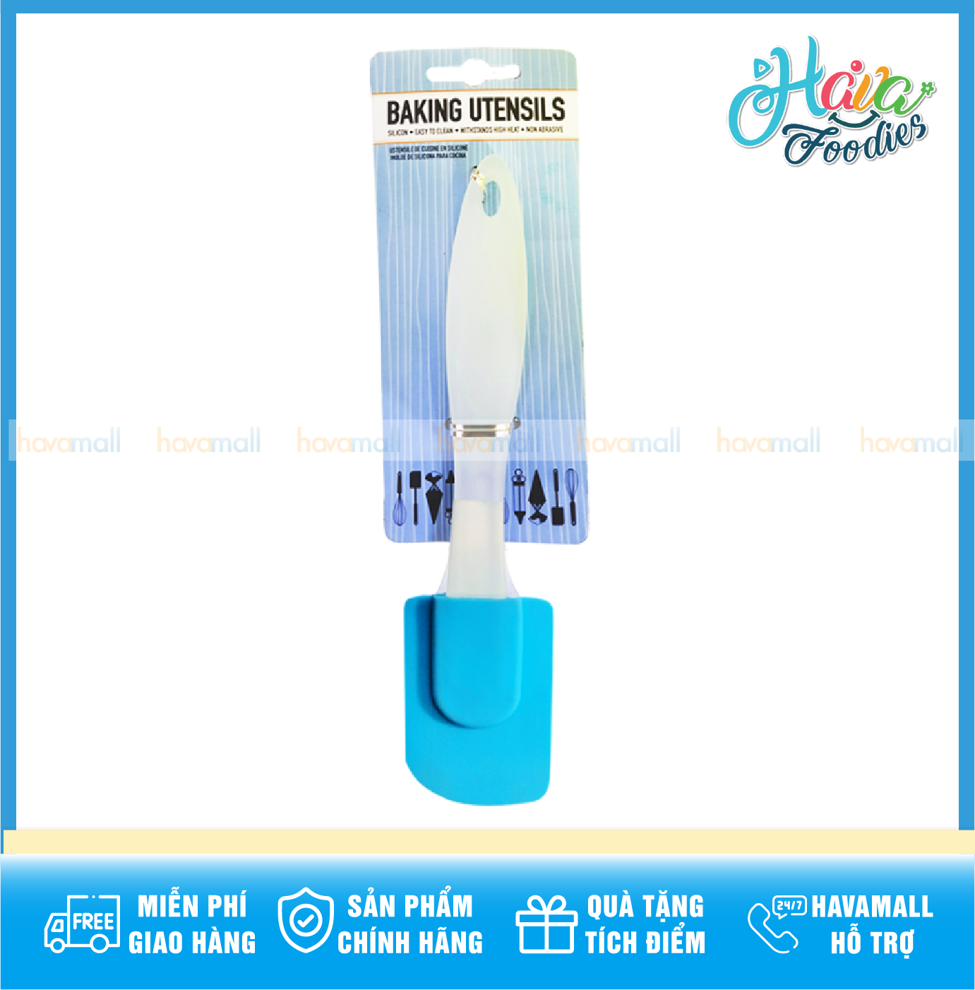 [HCM] 3 Dụng Cụ Nướng Bánh Bằng Silicon Uncle Bills