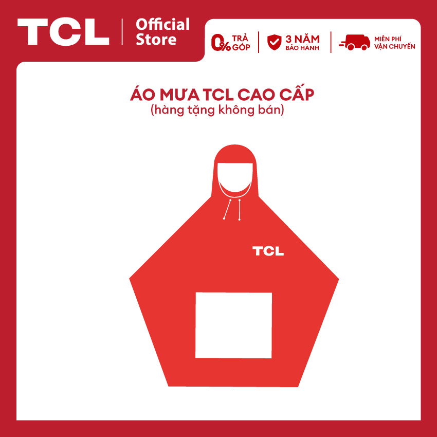 [Hàng tặng không bán] Áo mưa TCL