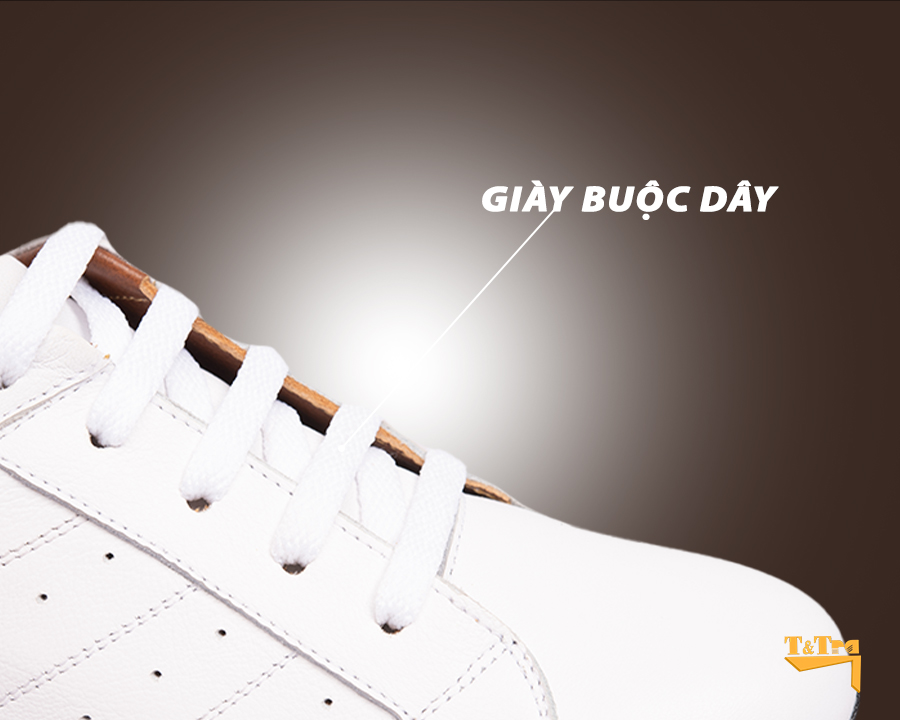 Giày Cao Nam T&TRA T19 Trắng cao 6CM