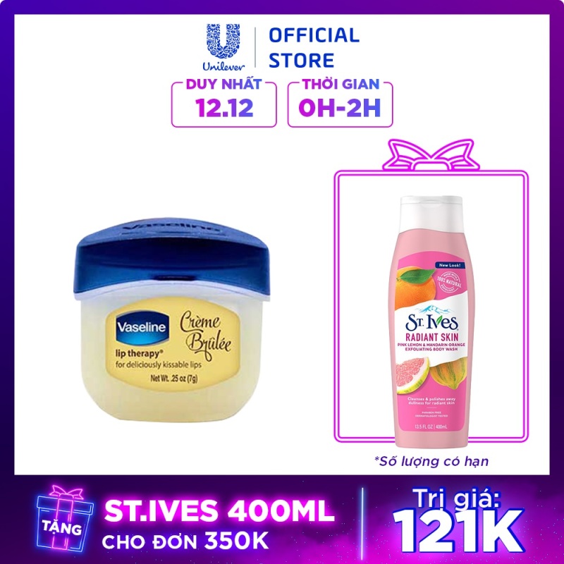 Sáp Dưỡng Môi Ngọt Ngào Vaseline Lip 7g giá rẻ