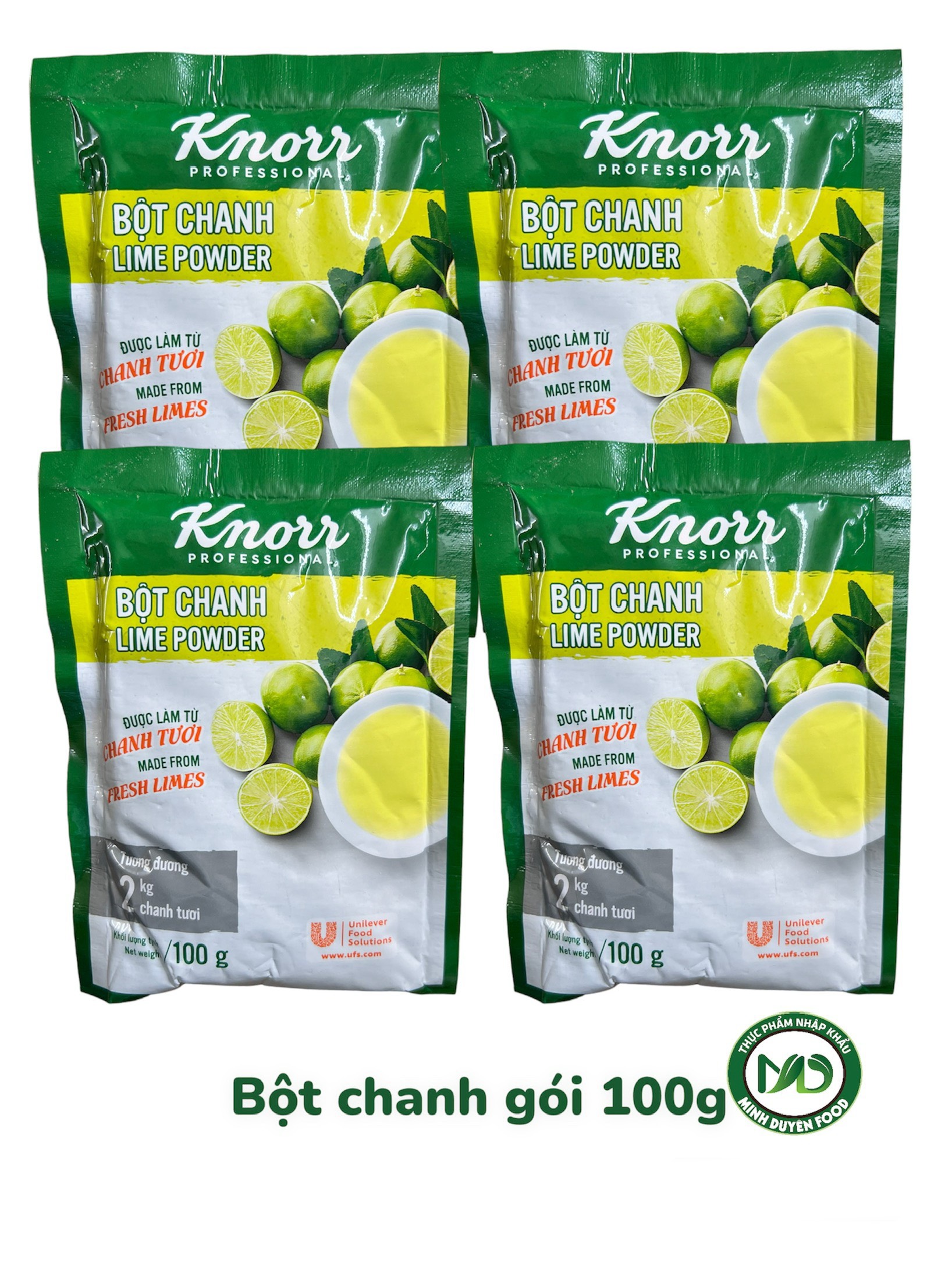Bột chanh Knorr dùng để pha chế nấu ăn 100g