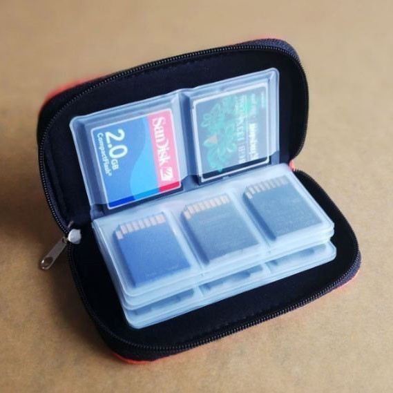 Túi Backpacker đựng thẻ nhớ SD, CF, micro SD