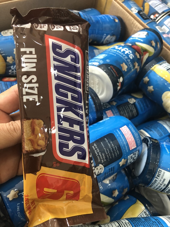 Socola Snickers Fun Size gói 96g Mỹ