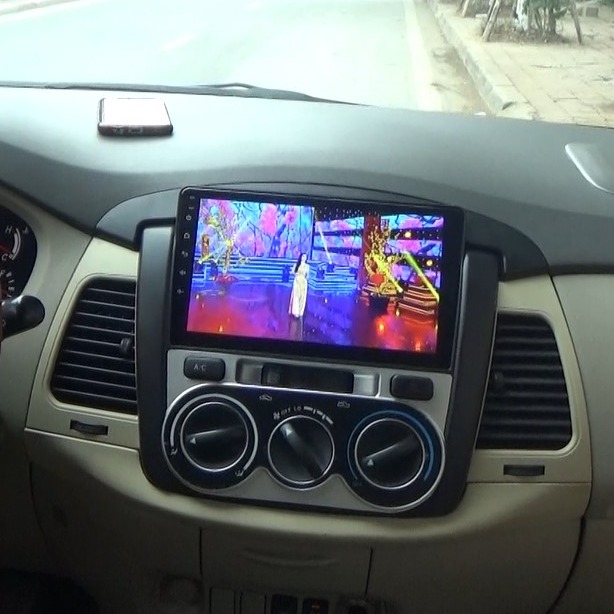 [Kho Hải Phòng] Màn Hình 9 inch Android Cho Xe INNOVA - Hỗ trợ TIẾNG VIỆT, điều khiển giọng nói, Tích Hợp GPS Chỉ Đường, vô lăng, Xem Camera Lùi, Màn hình DVD Kèm Mặt Dưỡng Giắc Zin Cho Xe Toyota INNOVA