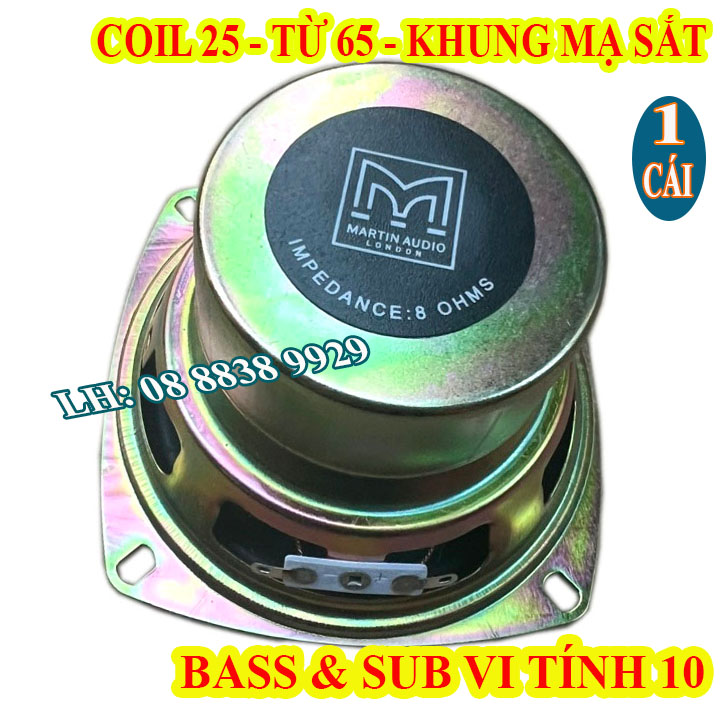Loa bass 10 vi tính từ 65 coil 25 nhâp khẩu - giá 1 chiếc