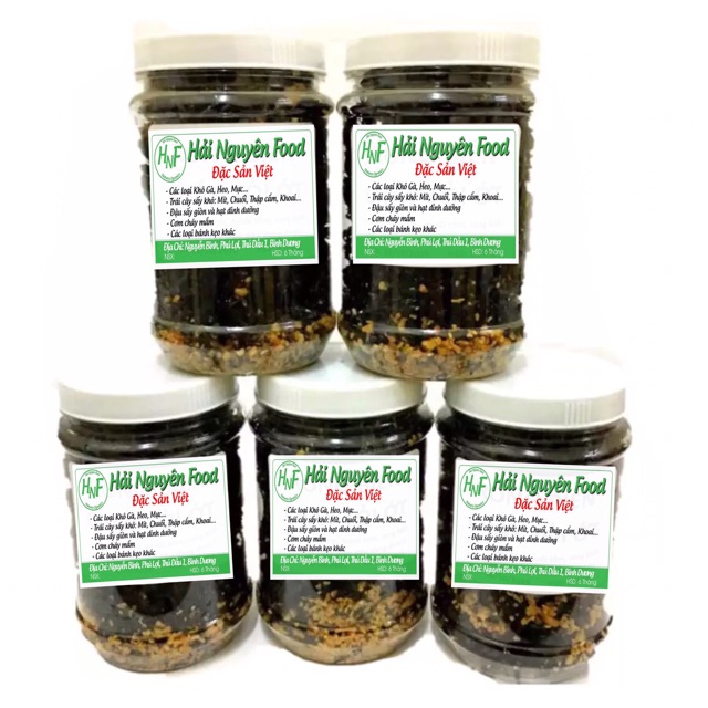 5 hủ rong biển cháy tỏi (70g/hủ)