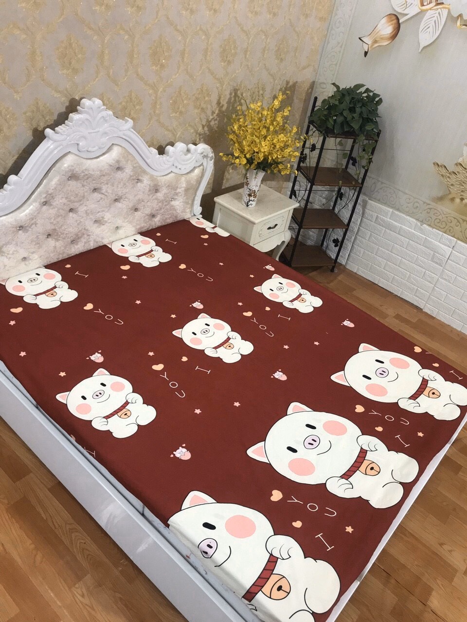 (FreeShip MAX) Ga Chống Thấm Vải Cotton Hàn Quốc Cao Cấp