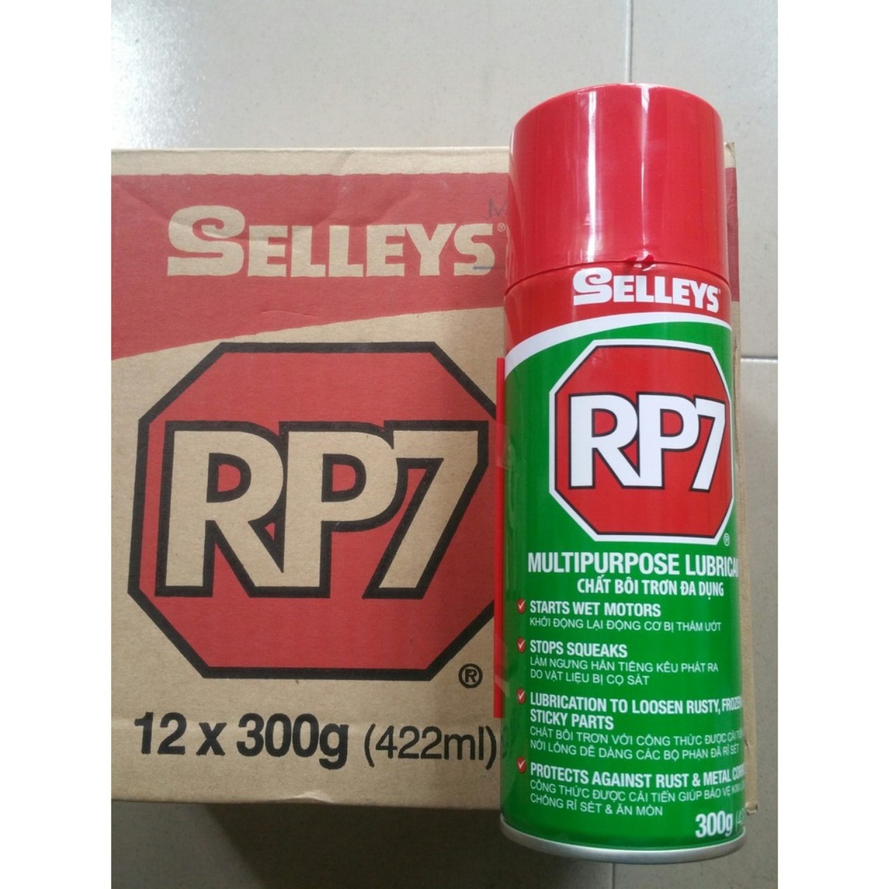 BÌNH XỊT,CHAI XỊT (LỌ) RP7 XỊT CHỐNG RỈ SÉT 300g - MixASale