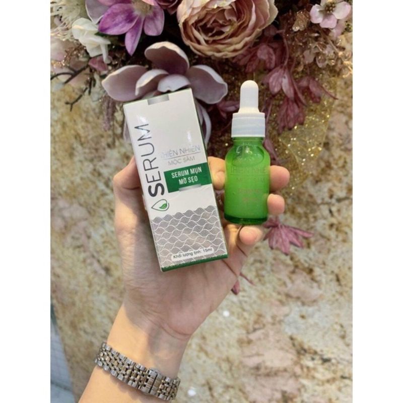 (shop gia sỉ) Serum Dưỡng Trắng Da Mặt Thiên Nhiên Mộc Sâm 15ml.