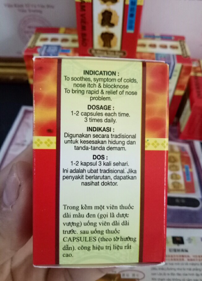 Bì Mẫm Viên Bão Hỗ Trợ Giảm Viêm Xoang Mũi ( Hộp 30 viên )