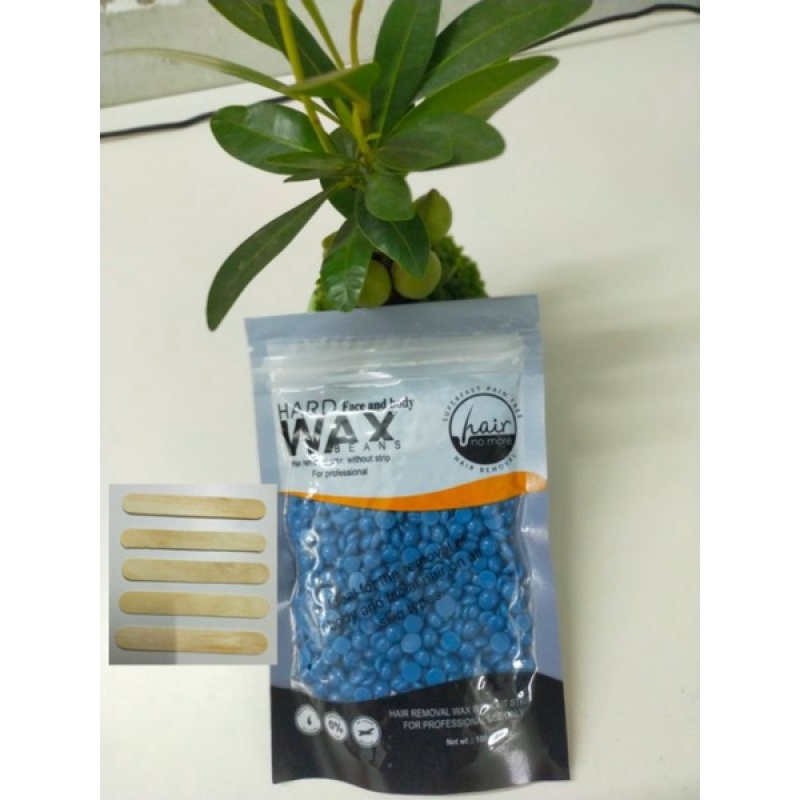 [HCM]Compo Sáp Wax Lông Nóng Hạt Đậu HARD WAX BEAN 100g +5 Que Gỗ Lấy Sáp cao cấp