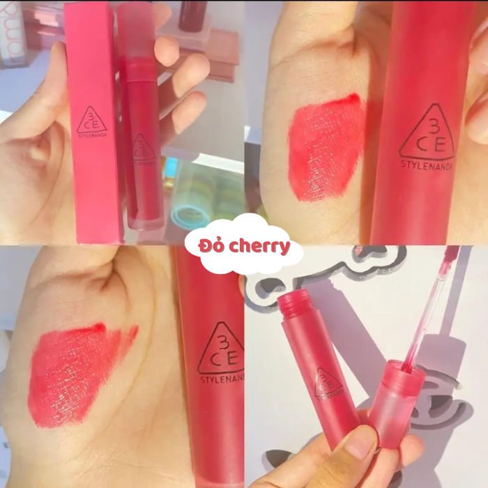 Son kem lì mịn mượt 3ce blur water tint 4,6g hàn quốc