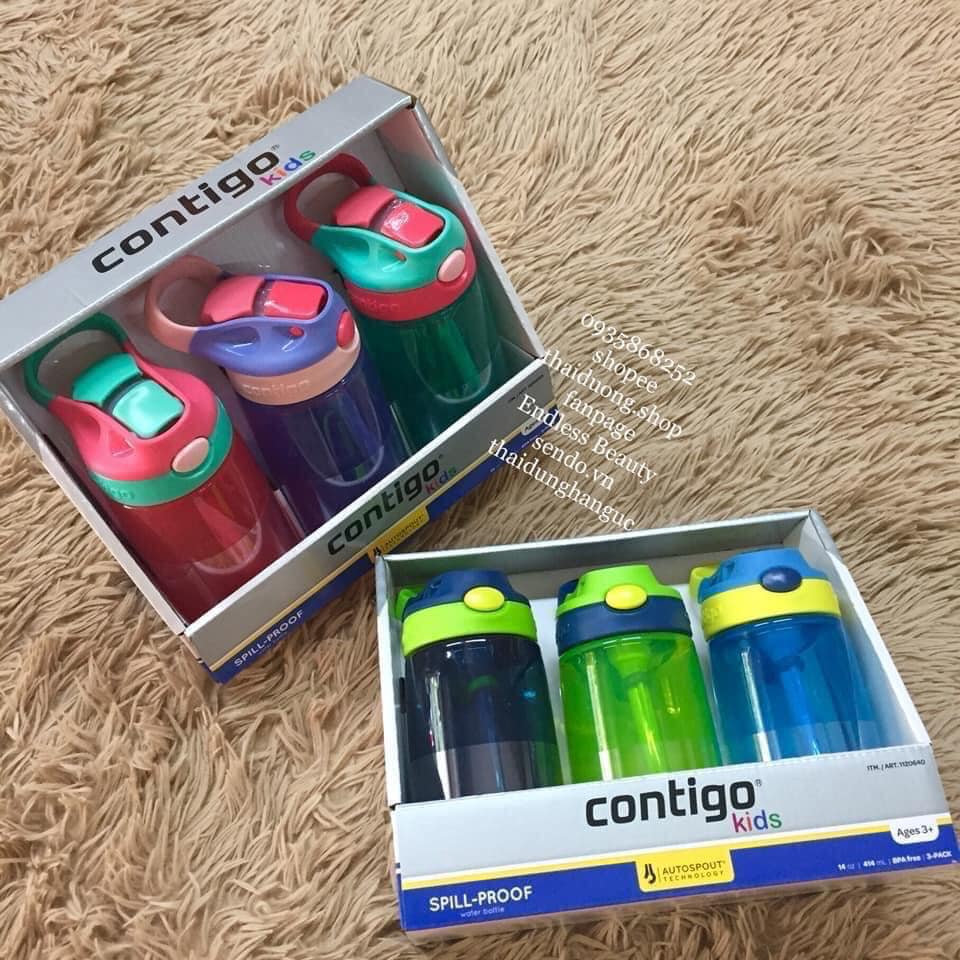 Bình nước CONTIGO KIDS set 3 bình
