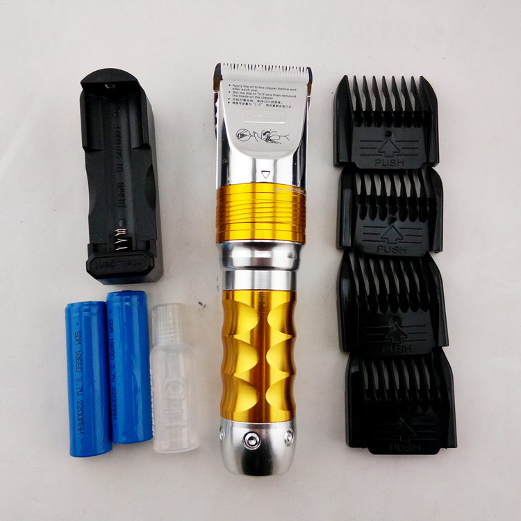 Tông đơ cắt tóc không dây chuyên nghiệp Huaerbo F10 kèm theo pin dự phòng