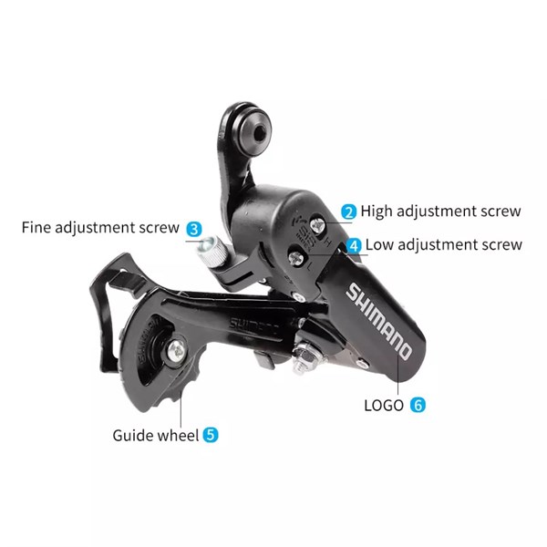 Củ Đề Sau Shimano RD-TZ31A  6/7 Tốc Độ Dành Cho Xe MTB