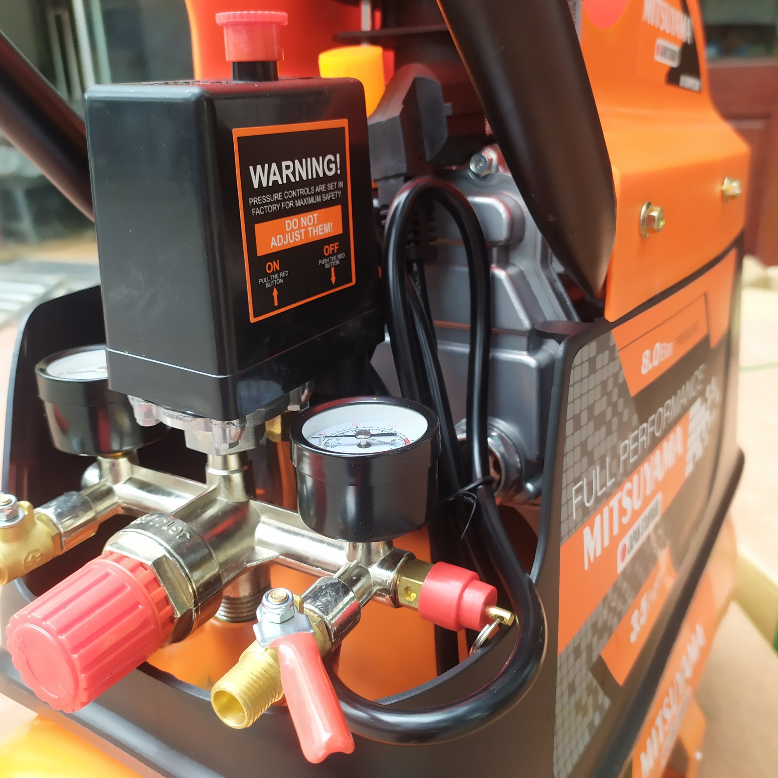 Máy Nén Khí Có Dầu Mitsuyama 3.5HP 30L