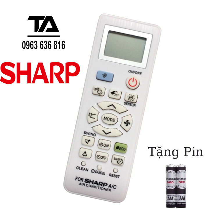 [ FREESHIP ] ✔ Remote máy lạnh SHARP dòng J-TECH INVERTER