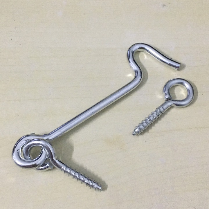 2 BỘ 10CM - MÓC CỬA, MÓC CỬA SỔ, MÓC GIÓ 1T