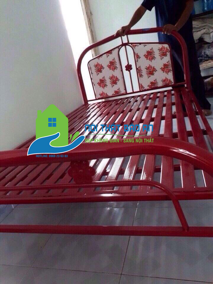 [HCM] Giường sắt đơn 1m x 2m nhiều màu