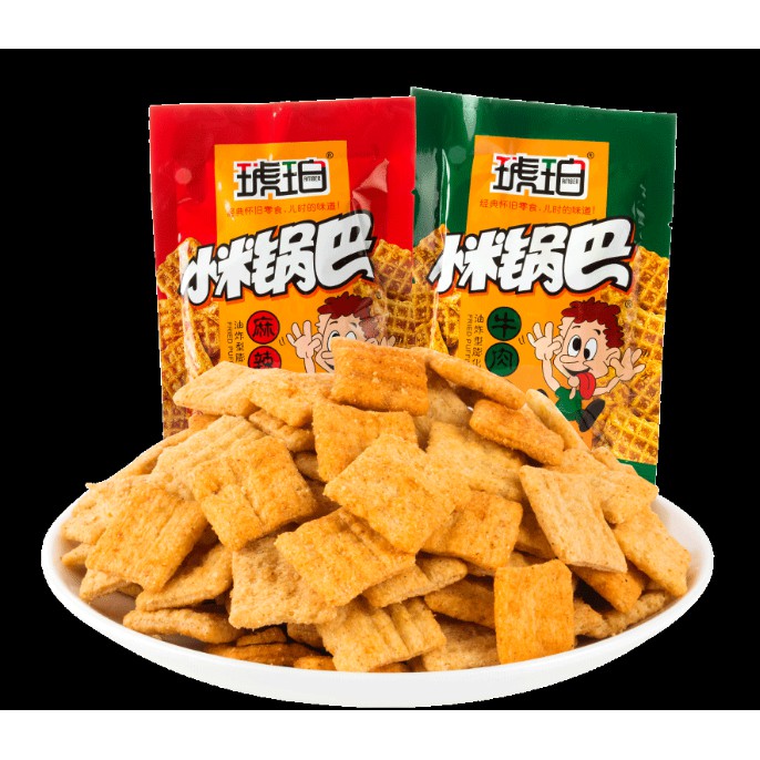 Combo 10 gói Cơm cháy miếng nhỏ vừa ăn