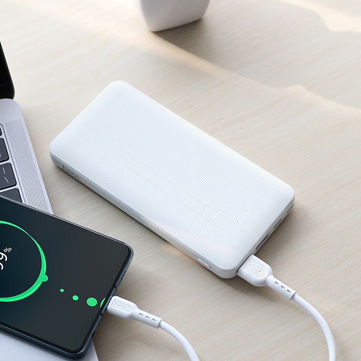 Pin Sạc Dự Phòng Hoco J48  lõi Polymer 2 Cổng USB 2.0A 10000mah