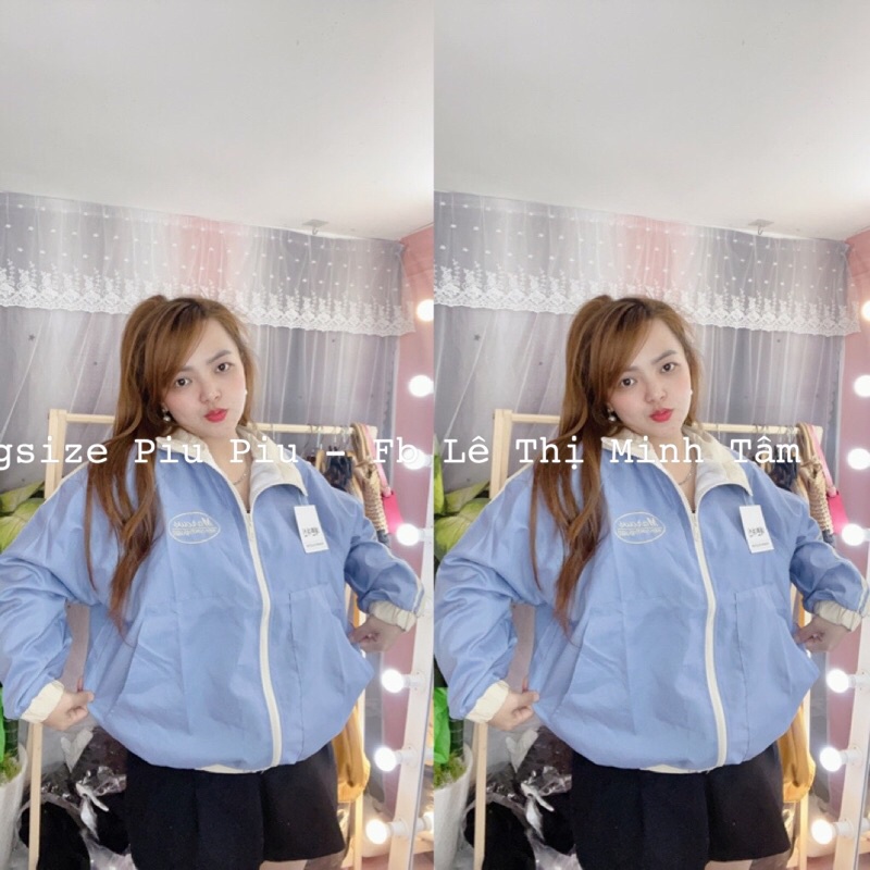 [XẢ KHO] Khoác bigsize [SIÊU SALE ] khoác dù 2 lớp kèm hình thật