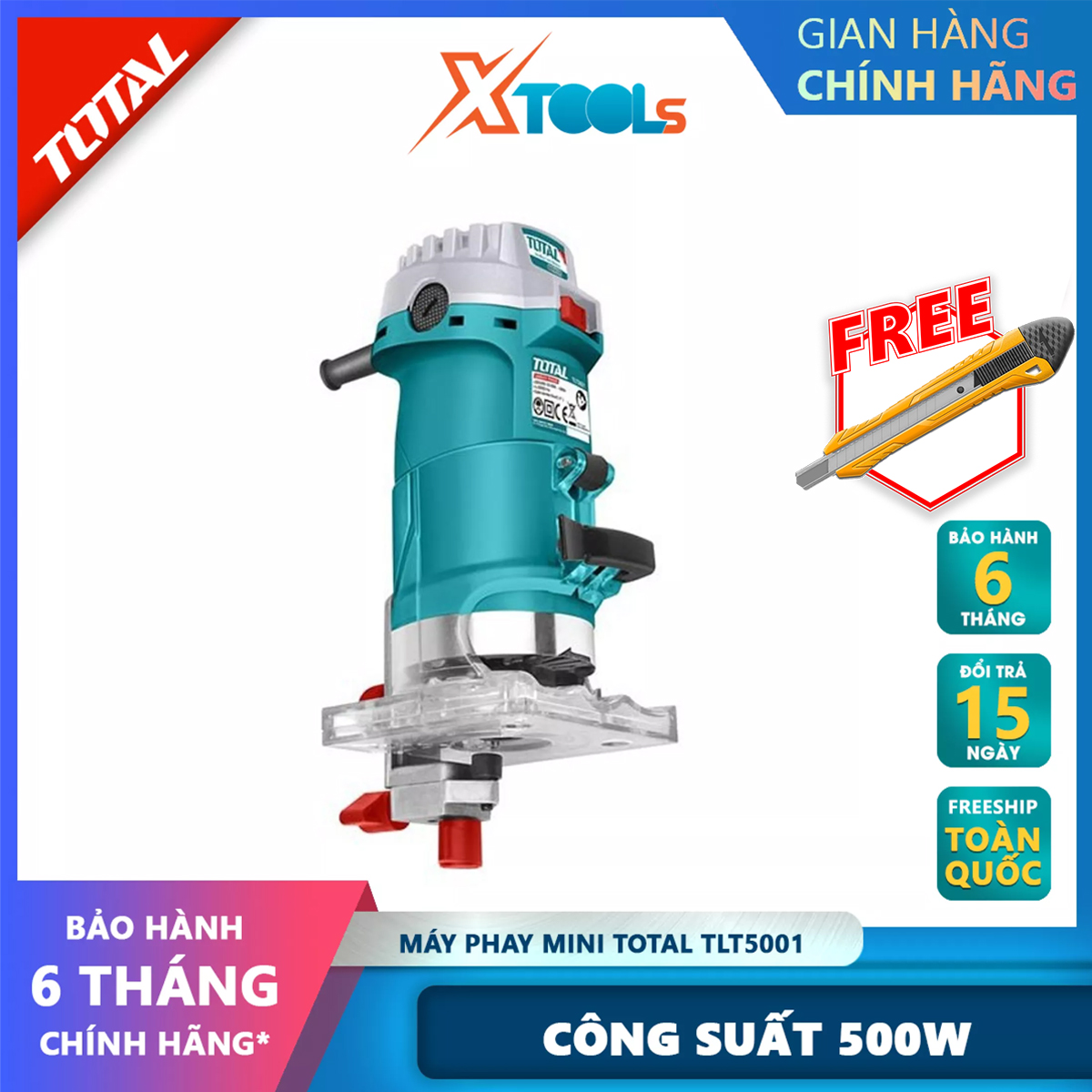 Total tlt5001 mini multi-function milling machine handheld Mini driver with voltage 220-240v power 500W, speed: 3500rpm, 6.3mm and 1/4 xtools