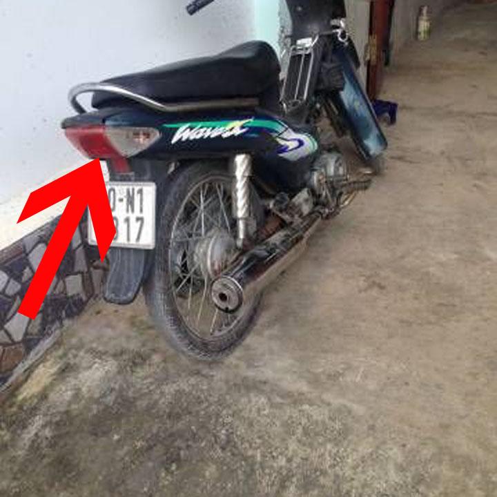 Nắp đèn hậu xe Wave màu đỏ G383