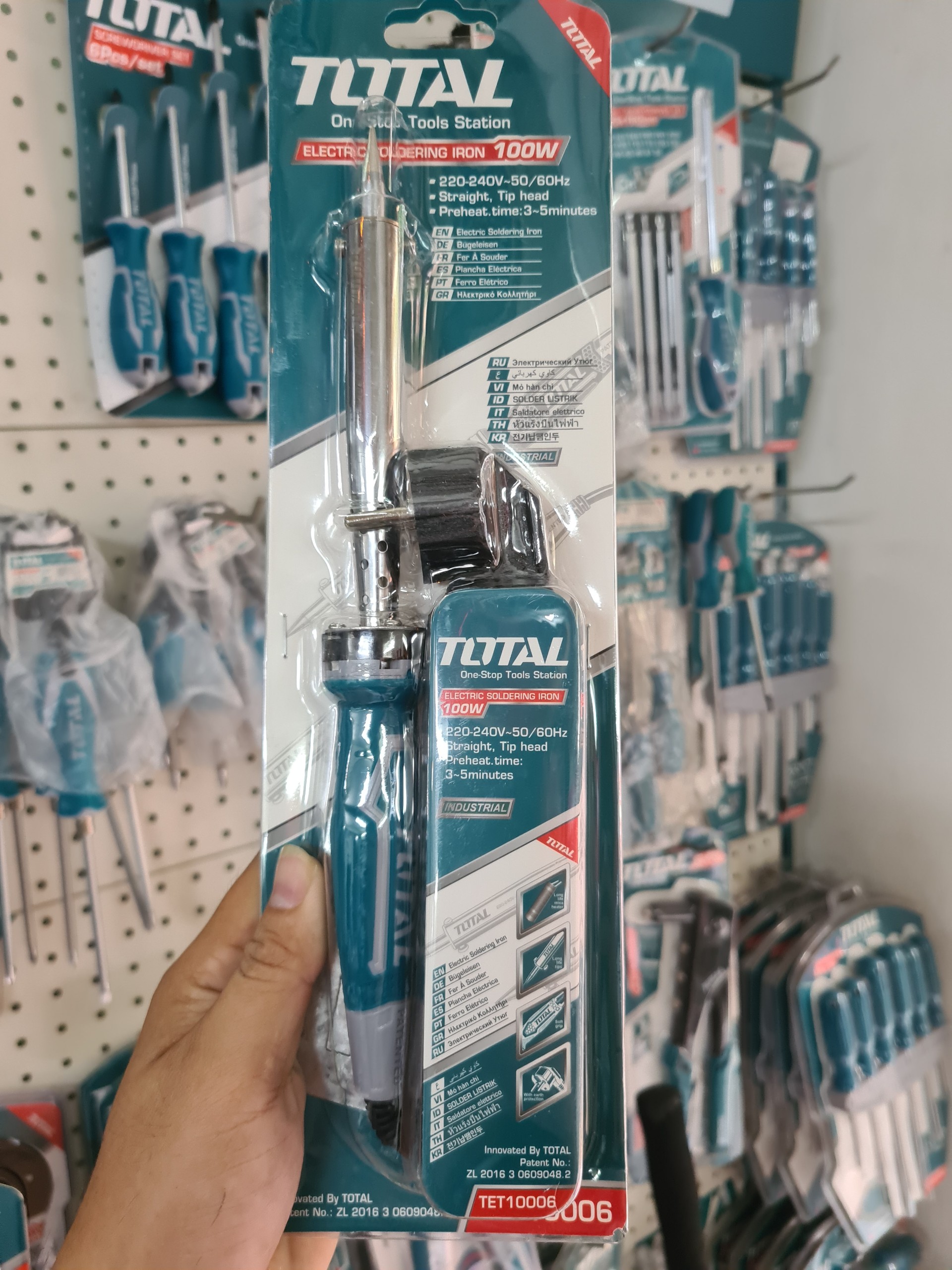 Mỏ hàn chì 100w total tet10006