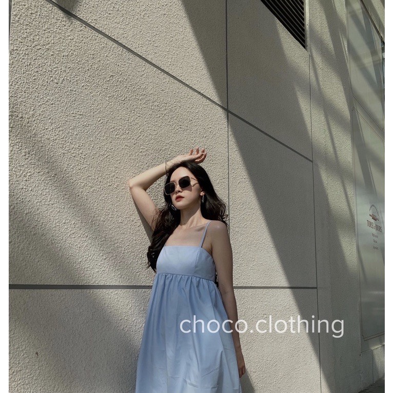 Đầm 2 dây ngắn dáng xòe babydoll đủ màu, đầm nữ mini rộng hai dây ôm