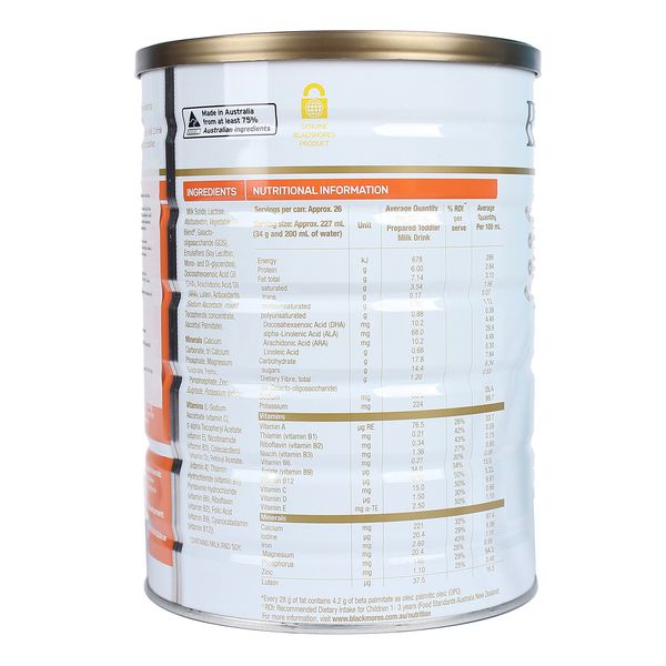 [Date 4.2026] Sữa Blackmores Úc số 3 lon 900g