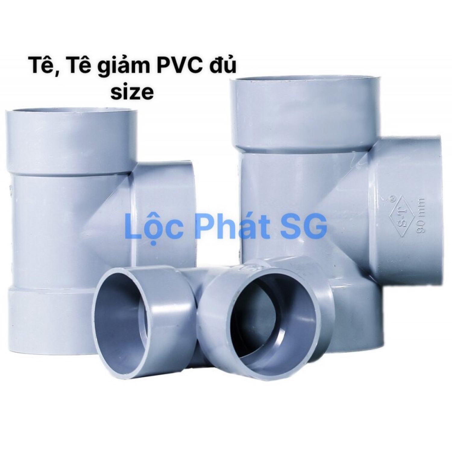Tê ống nước PVC (đủ kích cỡ từ 21 —> 114)