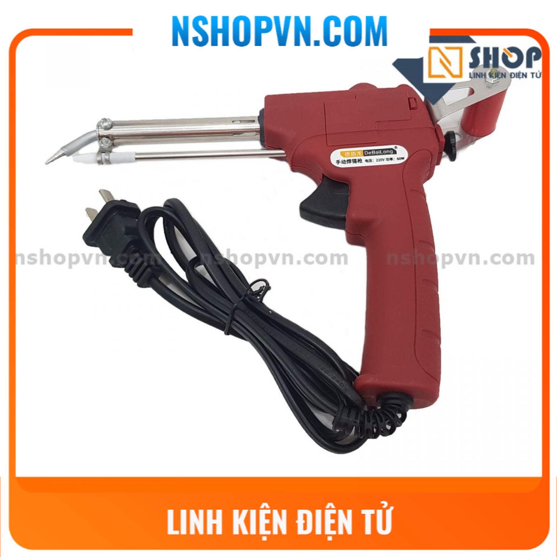 Mỏ hàn tự động đẩy chì 220vac 60w