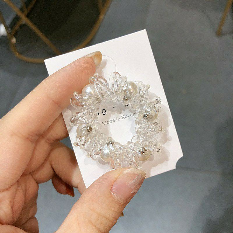 Dây Cột Tó Lò Xo Đính Hạt - Trâm Bella